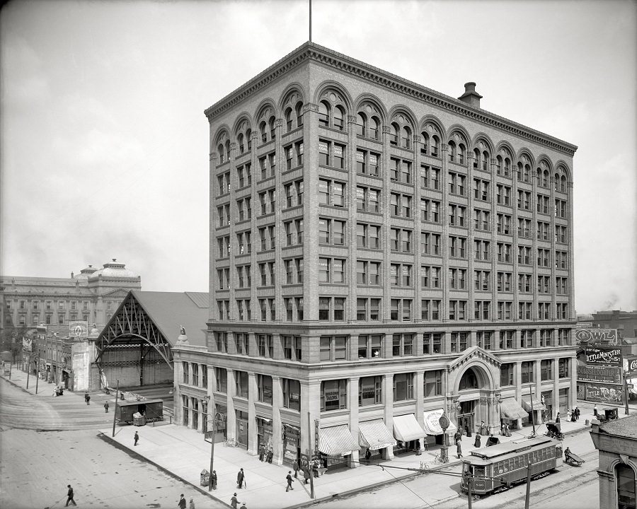 Union Traction Co. -- Union Terminal Building, Indianapolis, 1907