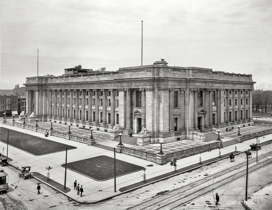 Federal Building (Courthouse & Post Office), Ohio Street, Indianapolis, 1905