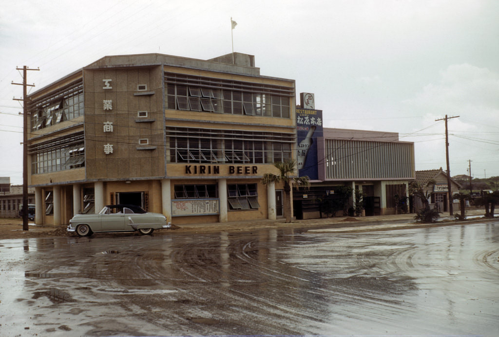 Modern buildings in Naha-shi, 1950s
