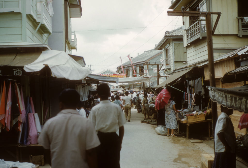 Naha-shi shops, 1950s
