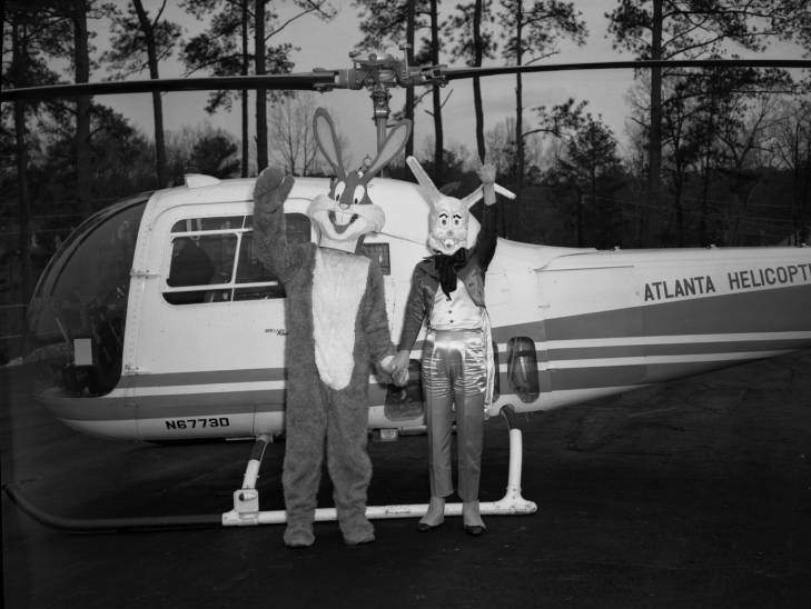 Bugs Bunny appears at Lennox Square Mall in Atlanta, 1960