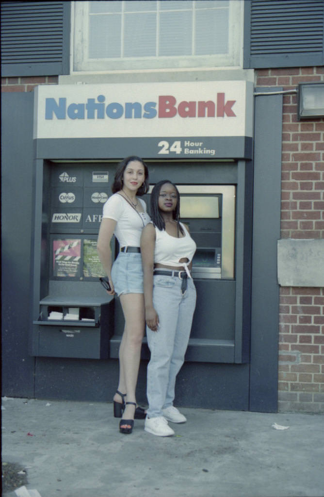 Two girls Atlanta for Freaknik, 1994