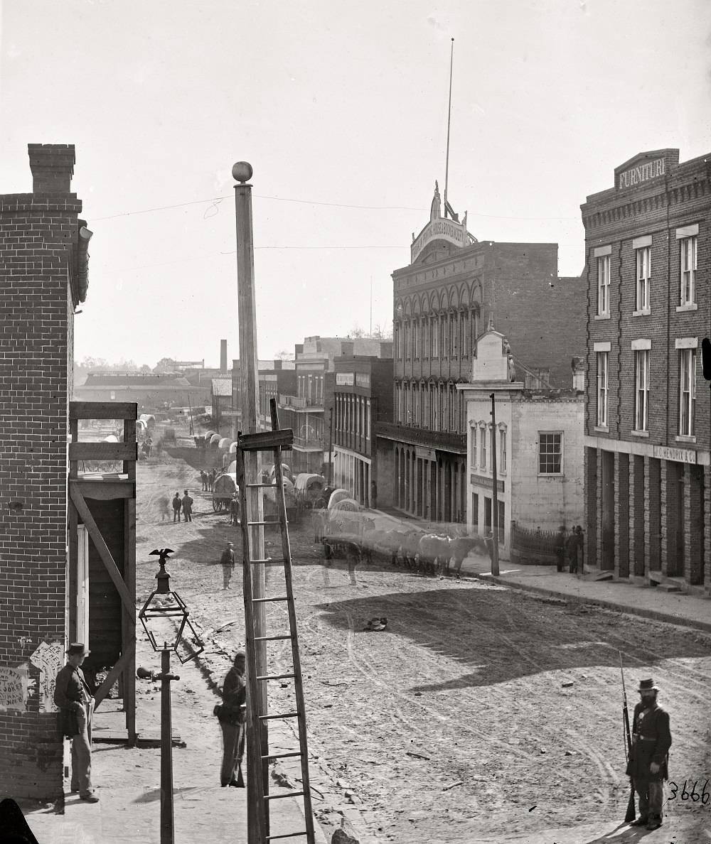 Marietta Street, Atlanta, 1864