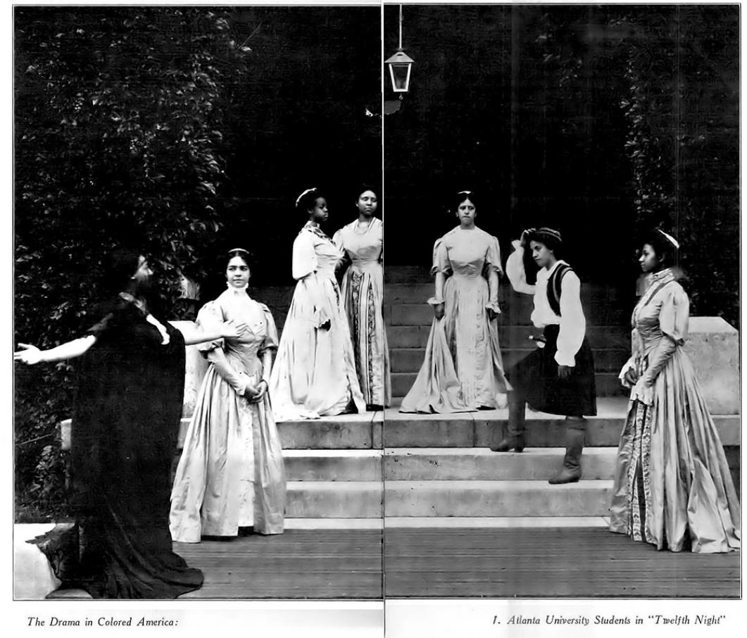 All female student Shakespeare production at Atlanta University, 1910s