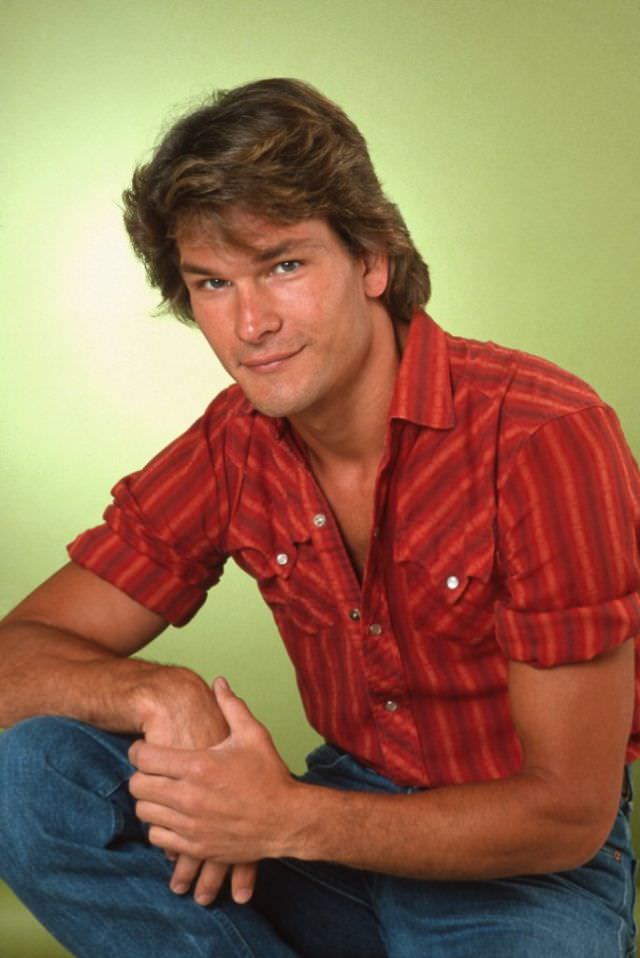 Fabulous Photos Of Young Patrick Swayze in Mullet Hairstyle From 1980s and1990s