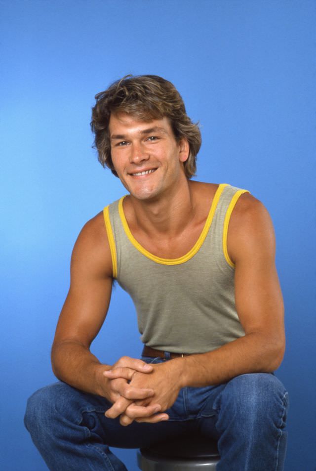 Fabulous Photos Of Young Patrick Swayze in Mullet Hairstyle From 1980s and1990s