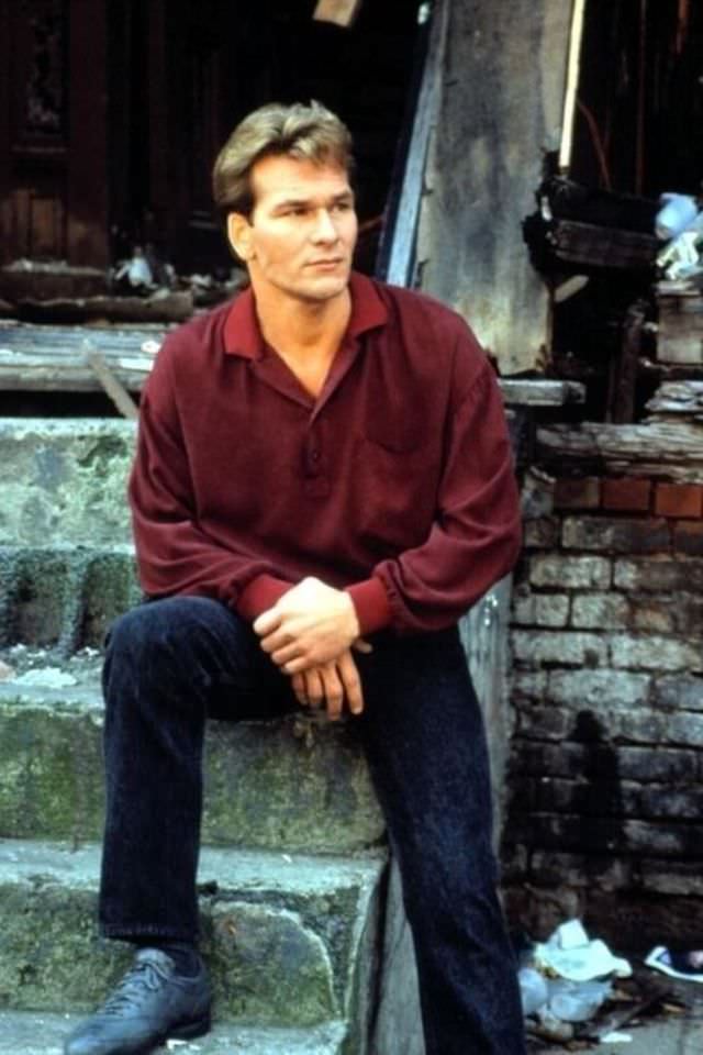 Fabulous Photos Of Young Patrick Swayze in Mullet Hairstyle From 1980s and1990s