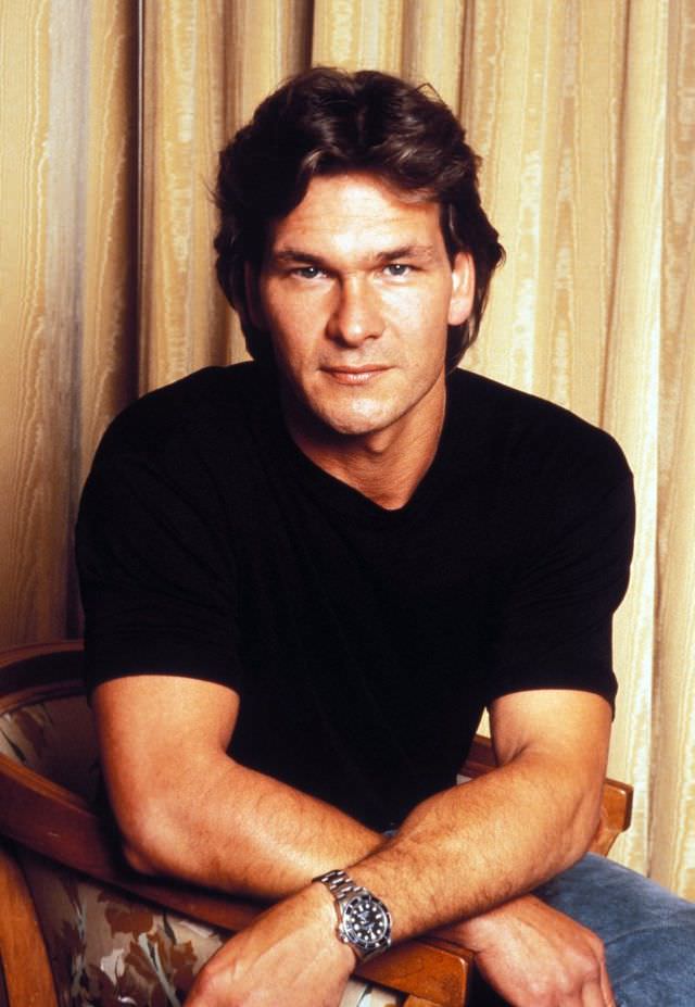 Fabulous Photos Of Young Patrick Swayze in Mullet Hairstyle From 1980s and1990s