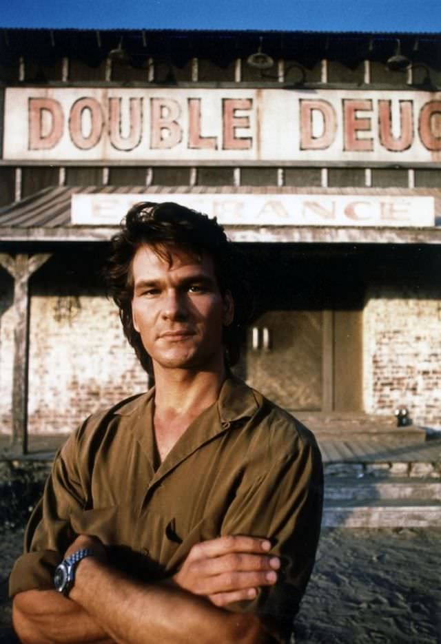 Fabulous Photos Of Young Patrick Swayze in Mullet Hairstyle From 1980s and1990s