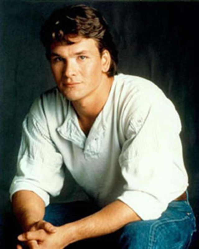 Fabulous Photos Of Young Patrick Swayze in Mullet Hairstyle From 1980s and1990s