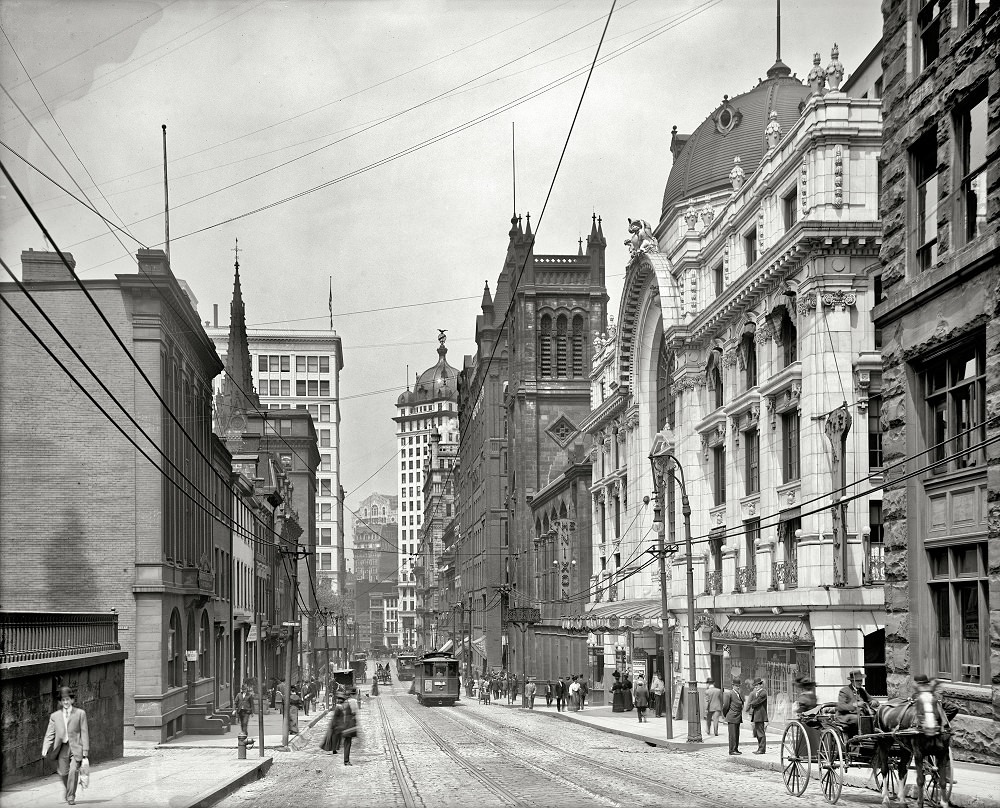 Nixon Theatre, Sixth Avenue & Cherry Alley, Pittsburgh, Pennsylvania, 1908