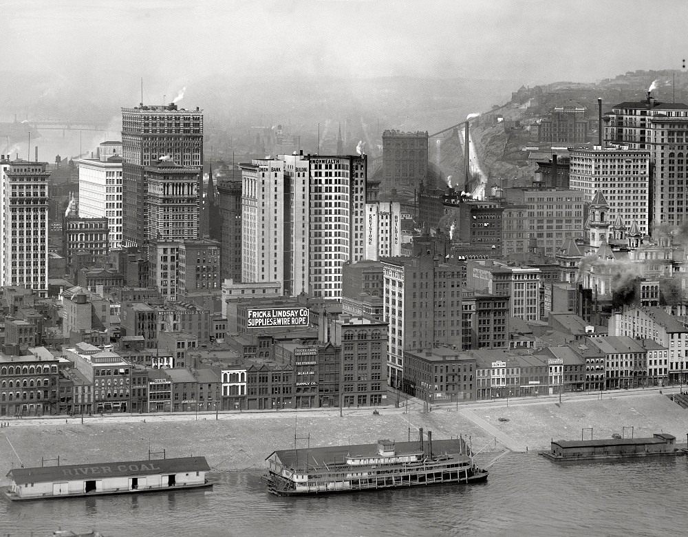 A group of skyscrapers, Pittsburgh, Pennsylvania, 1908