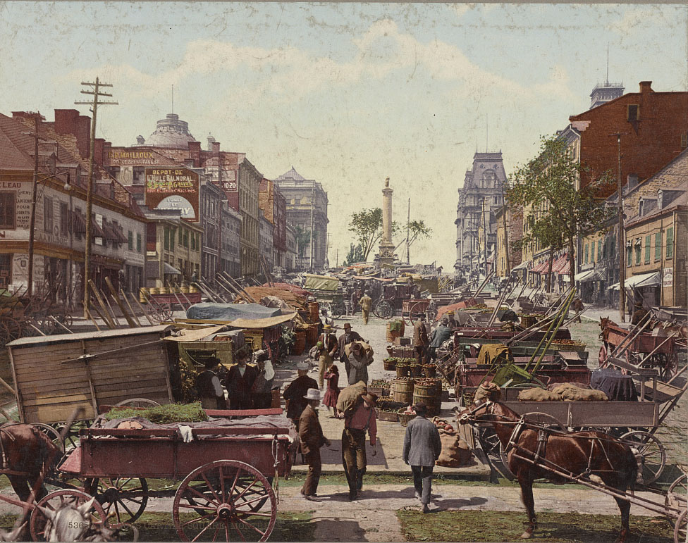 Jacques Cartier Square, Montreal 1901