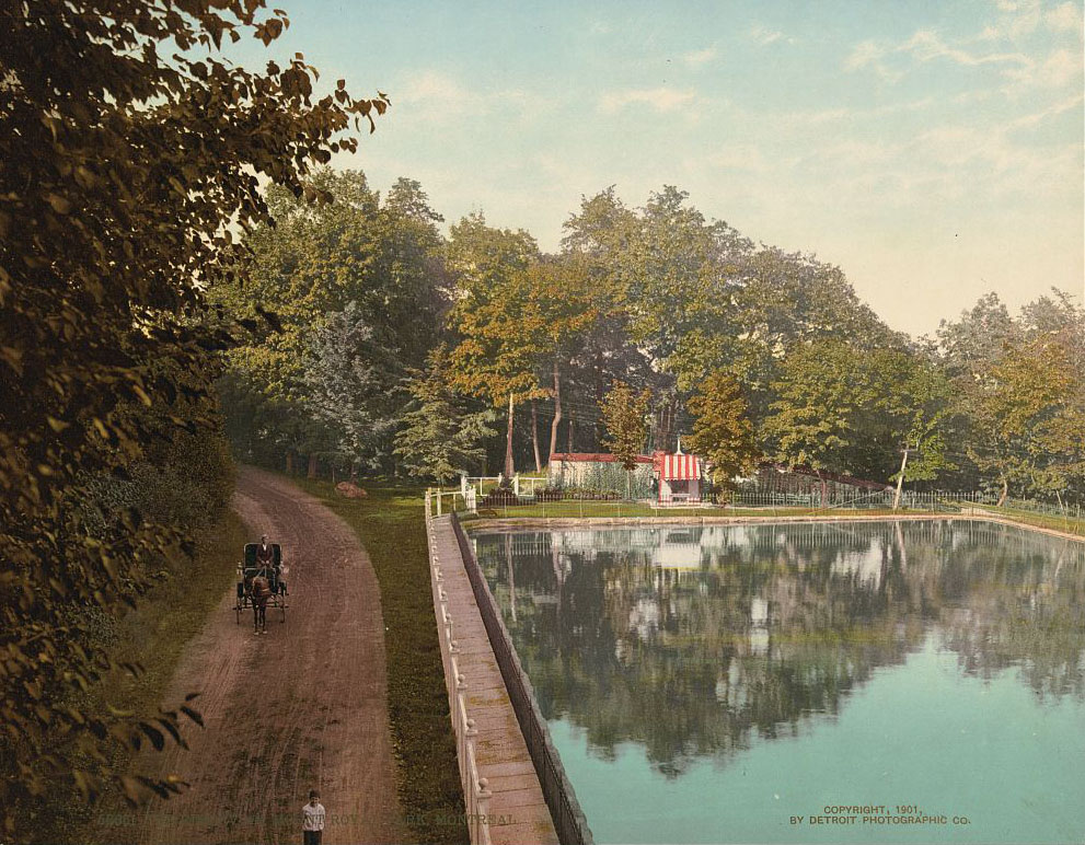 The Reservoir, Mount Royal Park, Montreal 1901