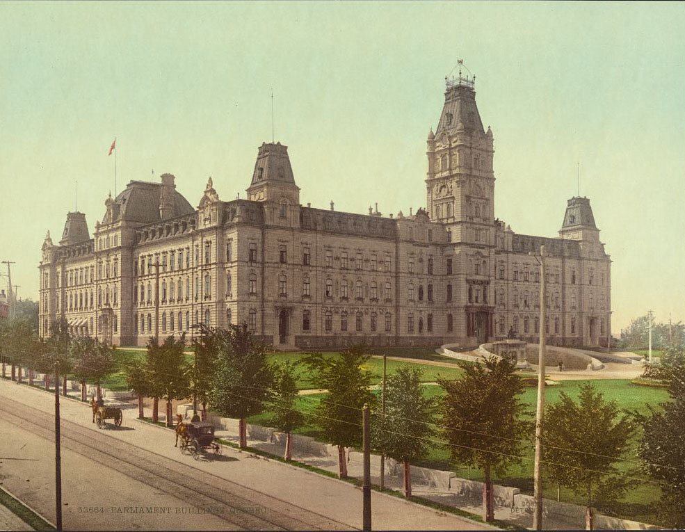 Parliament buildings, Quebec 1901