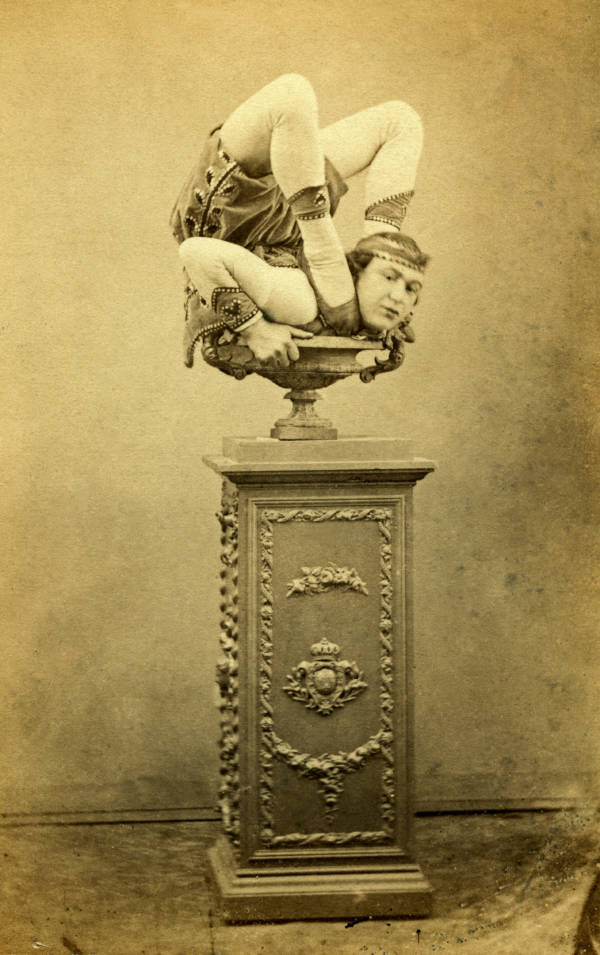 French contortionist, 1865