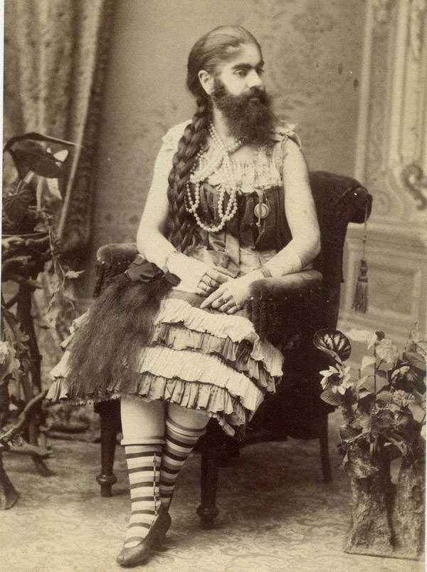 Known to many as "The Bearded Woman," Annie Jones toured with P.T. Barnum, becoming the country's top "bearded lady" and acting as a spokesperson for Barnum's "Congress of Freaks."