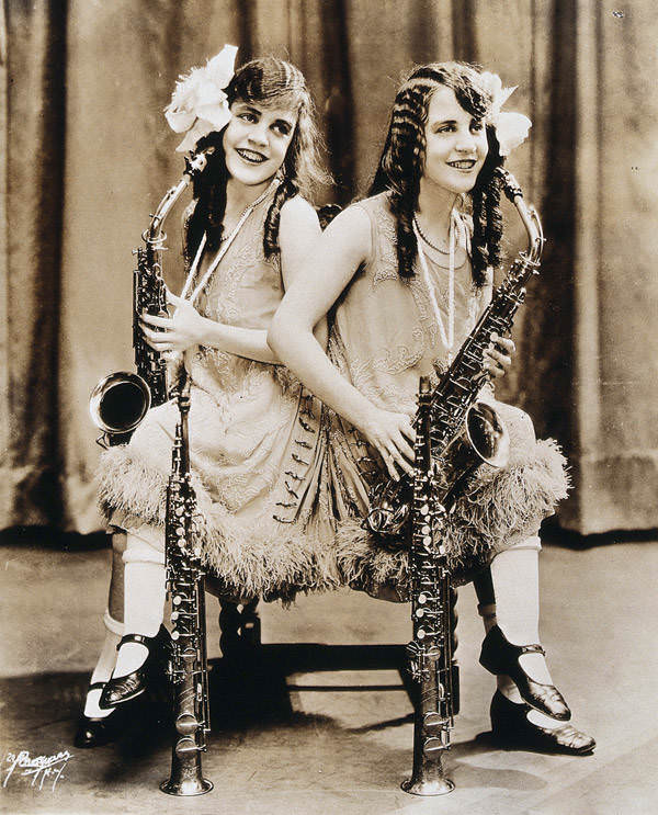 Daisy and Violet Hilton were fused at the hip and put into a circus freak show at the age of three, 1927