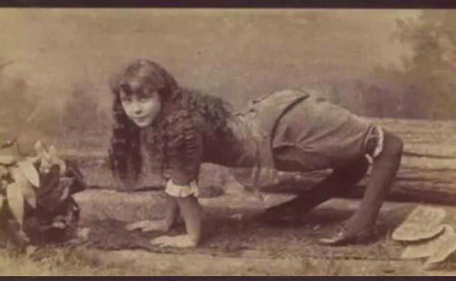 Born with a very rare orthopedic condition that caused her knees to bend backward, Ella Harper a.k.a. "Camel Girl," received a $200 per week salary as the star of a touring freak show act.
