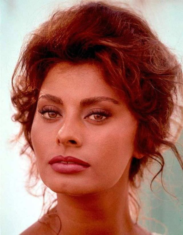 Beautiful Sophia Loren On The Set Of Madame, 1961