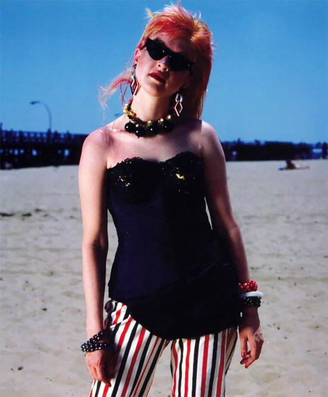 Cyndi Lauper at Coney Island, 1983