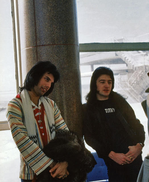 Young Freddie Mercury waiting