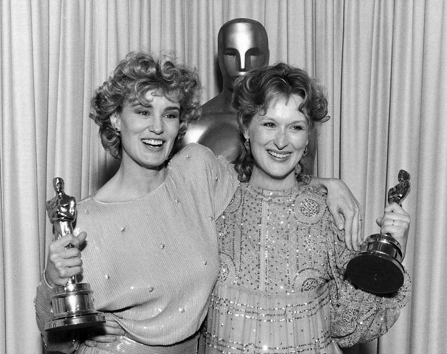 Jessica Lange and Meryl Streep at the 1983 Academy Awards.