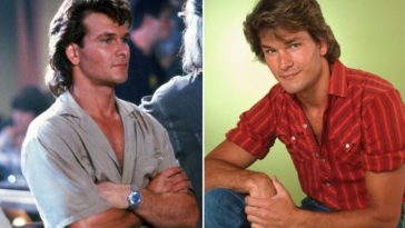 Patrick Swayze mullet hairstyle