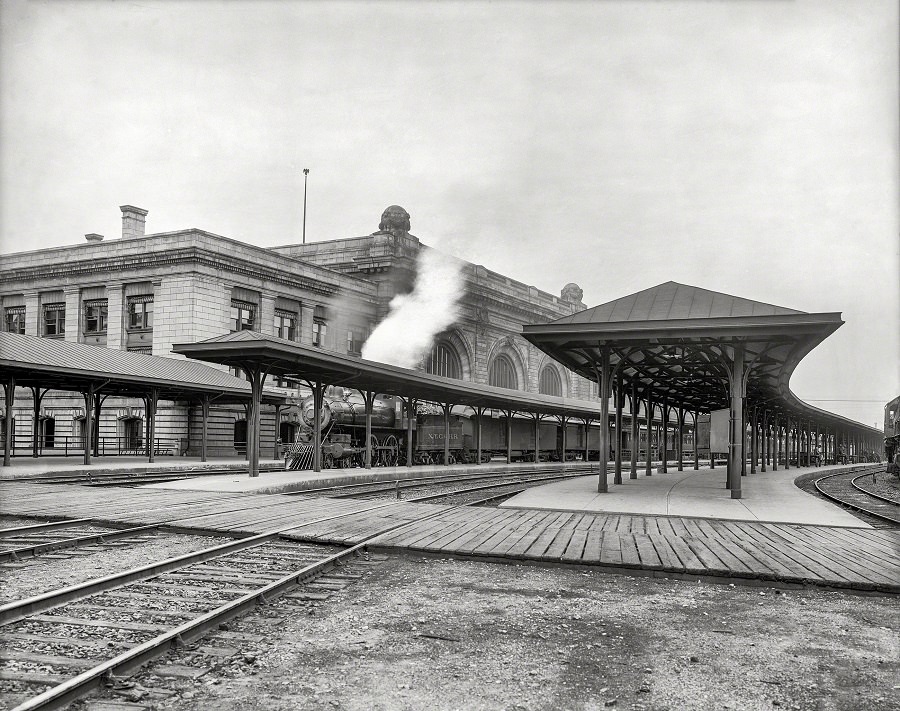 New York Central & Hudson River R.R. station, Albany, N.Y, 1904
