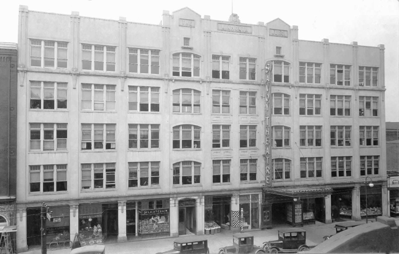 A view of the Kinmonth Building on Mattison Avenue in Asbury Park, 1922