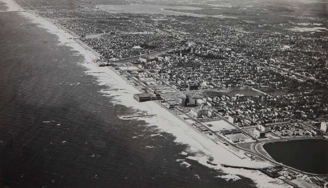 Asbury Park aerial, 1954