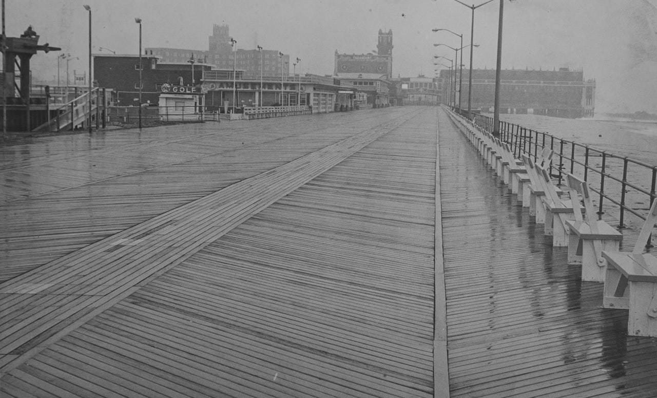 Asbury Park boardwalk, 1969