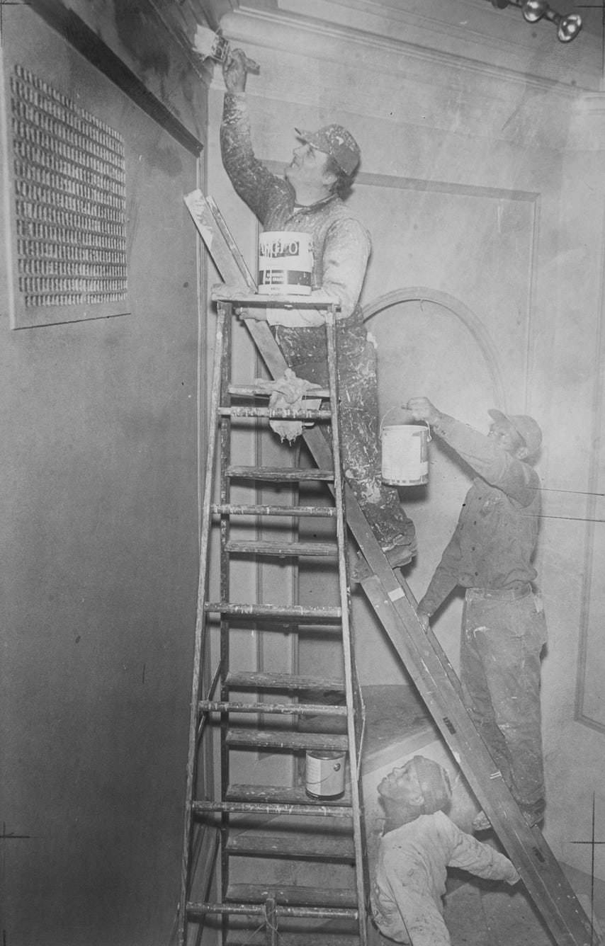Repainting Convention Hall, 1969