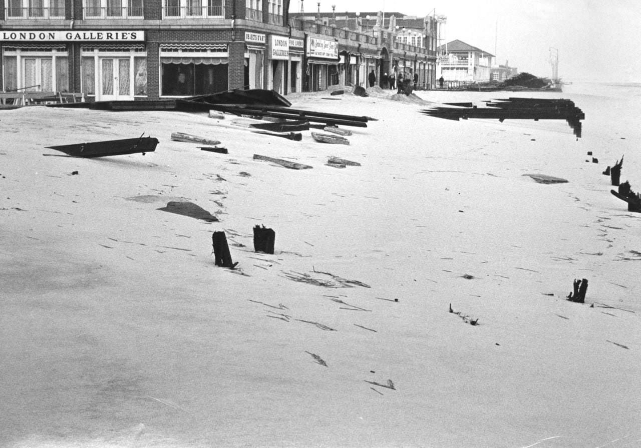 Asbury Park boardwalk near Sunset Avenue, 1962