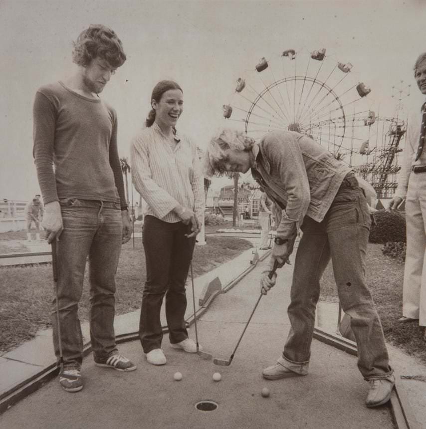 Minature golf on 2nd Avenue at the Asbury Park boardwalk, 1978