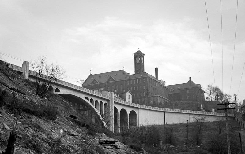 Holly Cross Monastery as seen from Elsinore Pl, March 1939