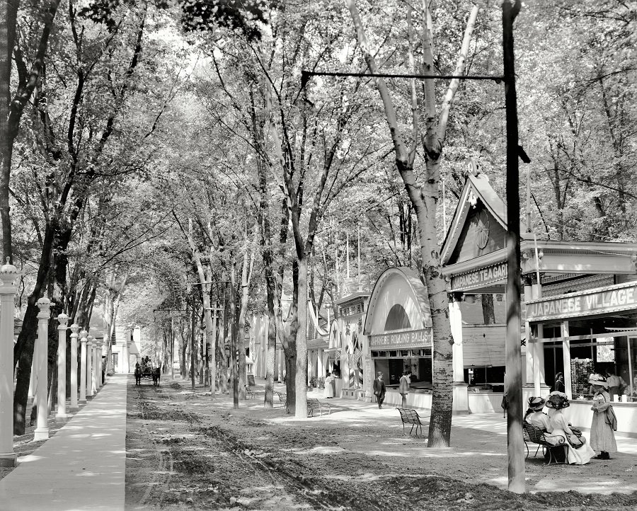 Coney Island and the midway, Cincinnati circa 1910