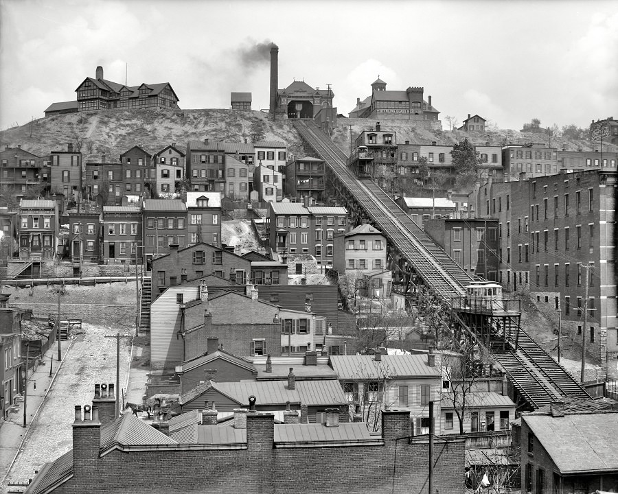 Mount Adams Incline, Cincinnati, circa 1908