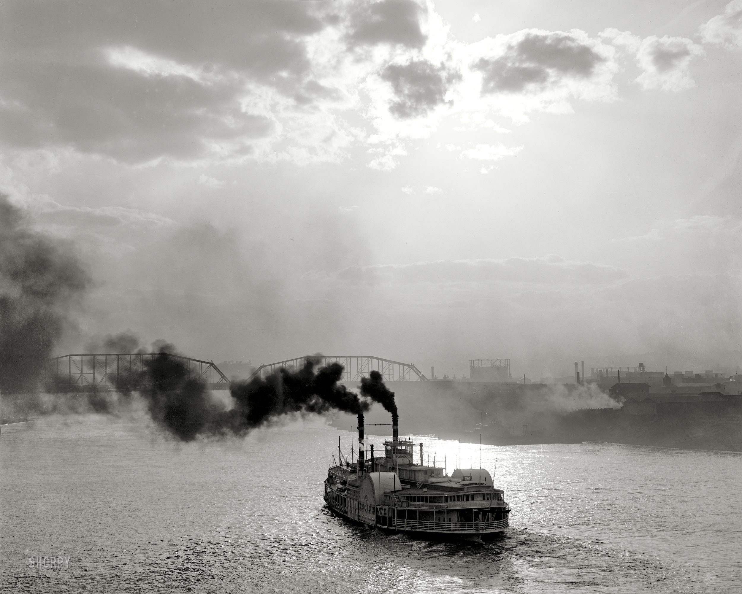 The Ohio River circa 1910