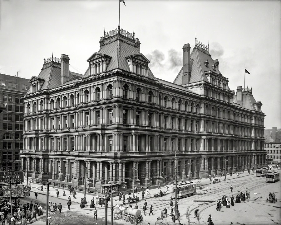 Federal Building (Custom House and Post Office), Cincinnati, 1907