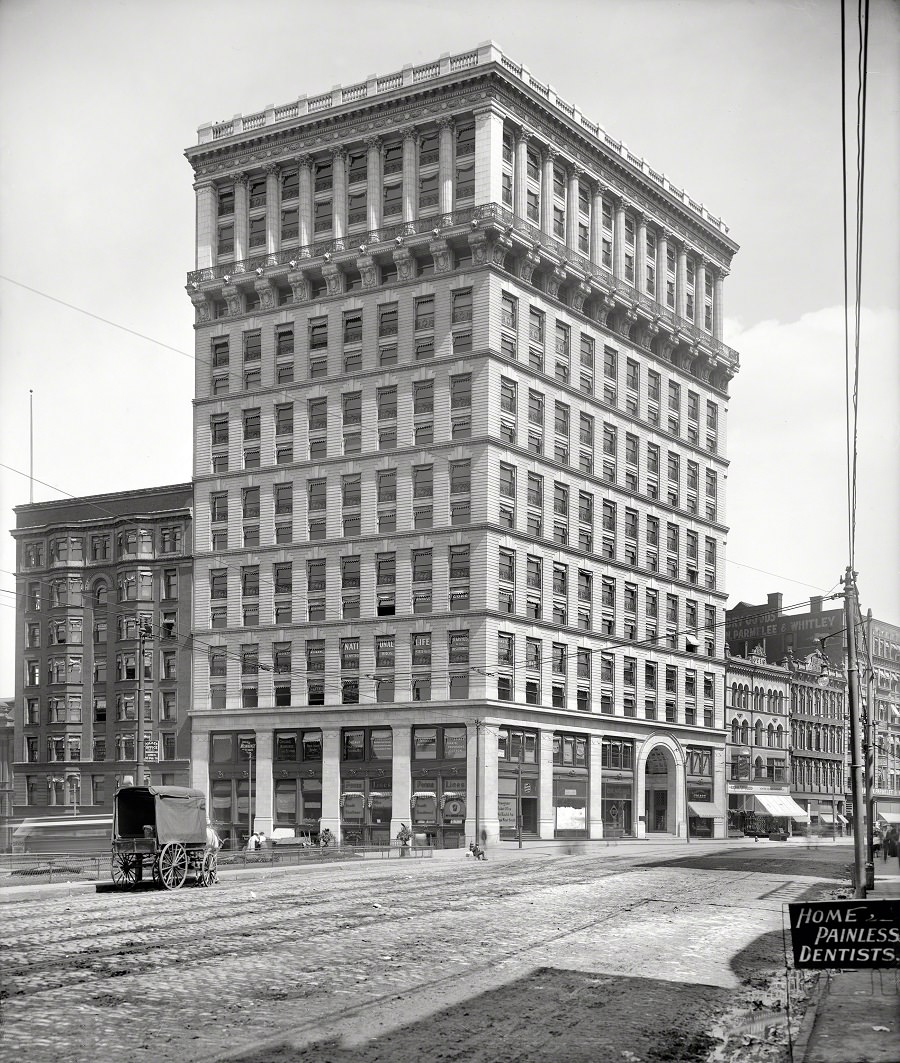 Williamson Building, Euclid Avenue, Cleveland circa 1900