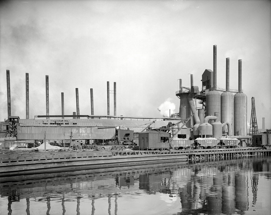 Central Furnace Works, Cleveland circa 1908