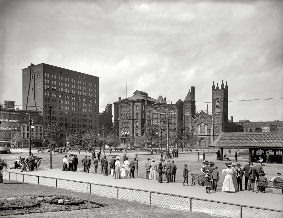 City Square, Cleveland circa 1900