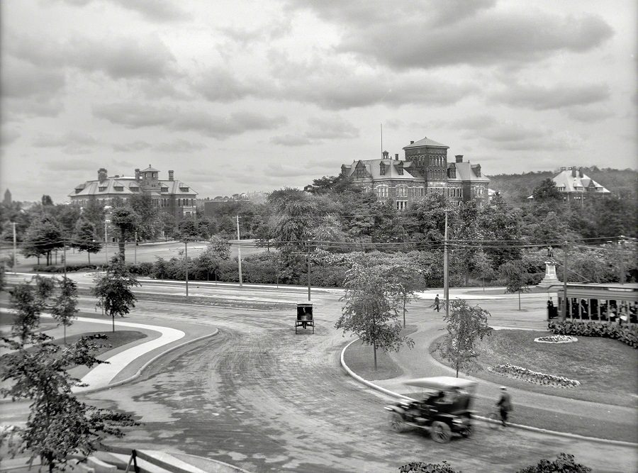 University Circle, Cleveland, 1908