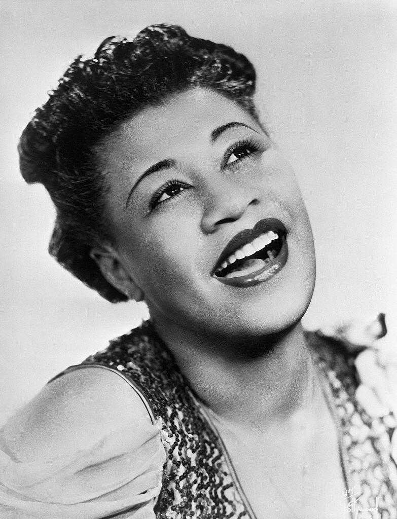 A young Ella Fitzgerald singing in the 1940s
