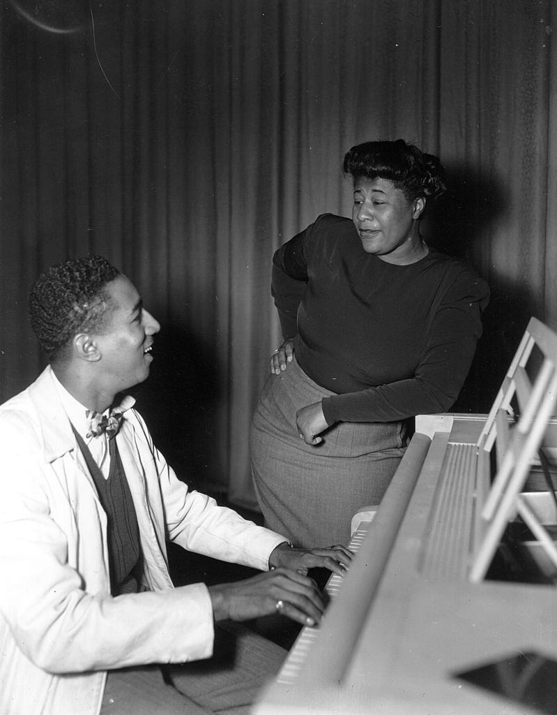 Ella Fitzgerald accompanied by a pianist, 1947
