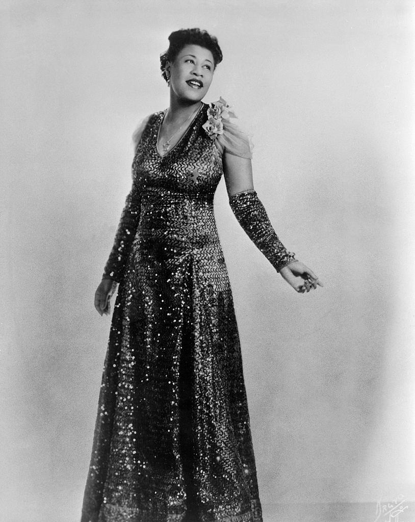 Ella Fitzgerald, during a performance