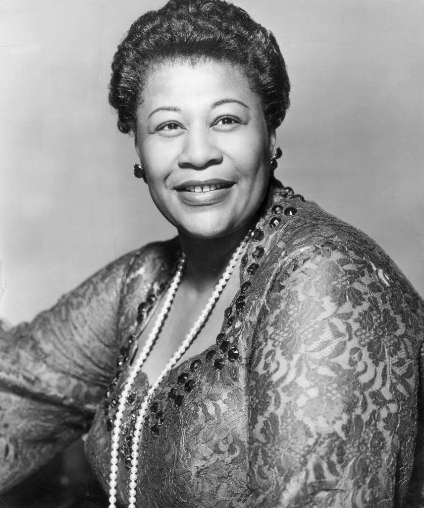 Studio portrait of Ella Fitzgerald, 1955