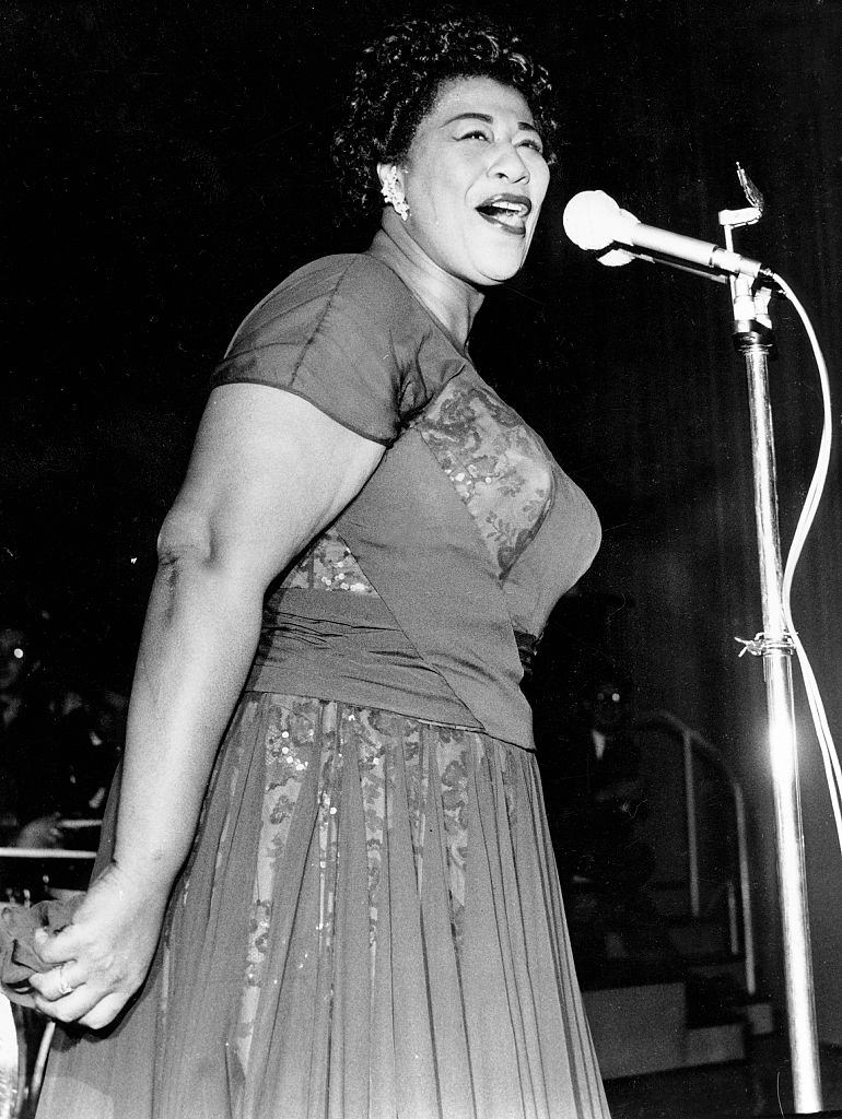 Ella Fitzgerald performing on stage, 1960
