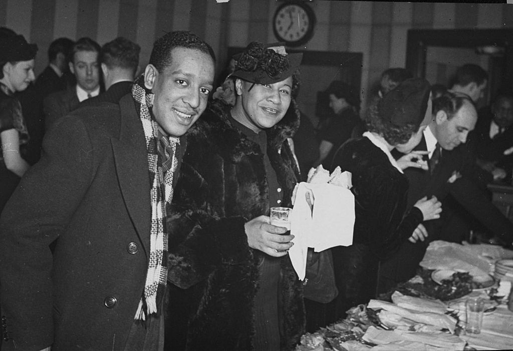 Ella Fitzgerald at the Make Believe Ballroom party, 1939